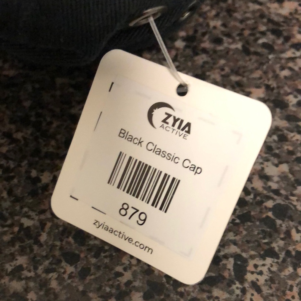 Zyia Active Black Classic Cap 879 Hat NWT - Picture 3 of 4